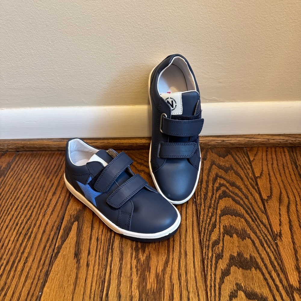 Naturino Navy Blue Kids Sneakers with Velcro